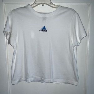 Vintage Adidas cropped t-shirt